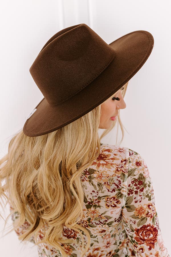 Crisp Breeze Felt Fedora in Chestnut Image - 3