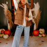 Creekside Cabin Puffer Vest in Chocolate Image - 1