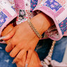 Cocktails and Chit Chat Watchband Bracelet Image - 1