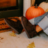 Away To The Alps Faux Suede Bootie in Chestnut Image - 1