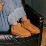 Away To The Alps Faux Suede Bootie in Camel Image - 1