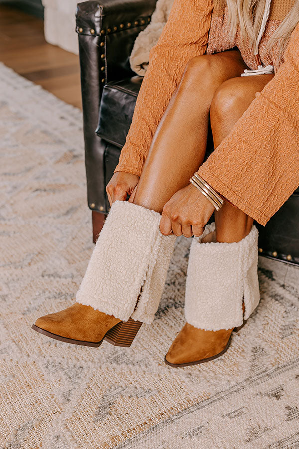 The Wrenley Faux Suede Boot Image - 3