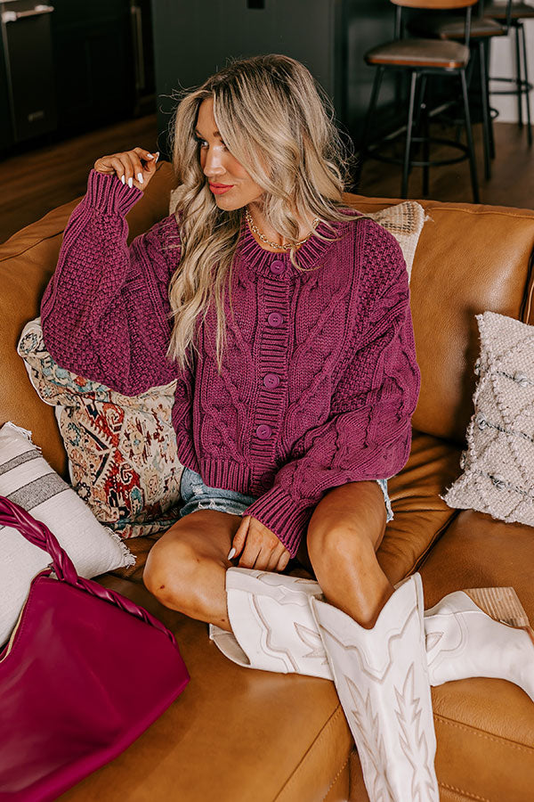 Cozy Cabin Cable Knit Sweater Image - 1