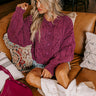 Cozy Cabin Cable Knit Sweater Image - 1