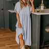 Cafe Brunch Chambray Midi Image - 1
