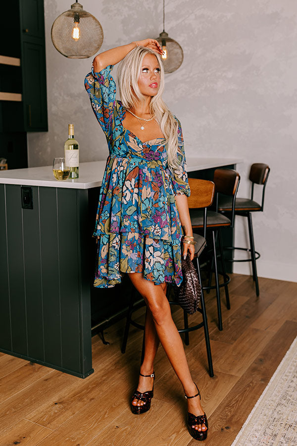 Darling Smile Floral Mini Dress Image - 2