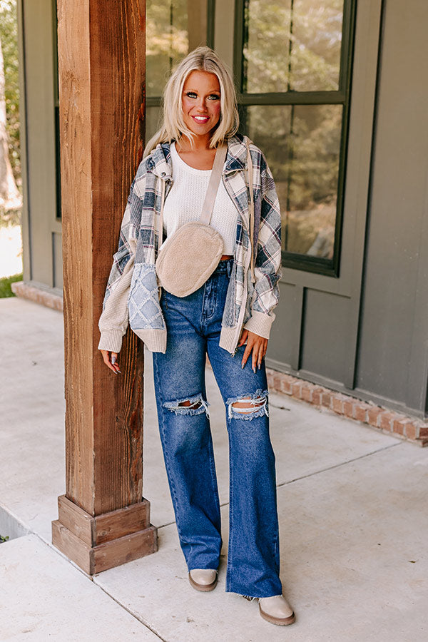 Bonfire Party Waffle Knit Jacket Image - 5
