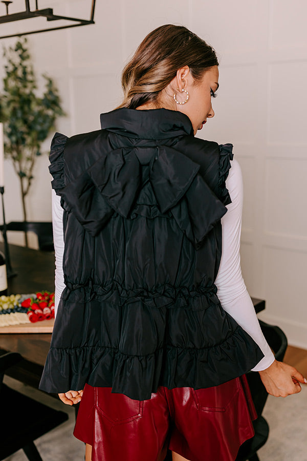 Chalet Charm Puffer Vest Image - 2