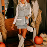 Denver Dreams Pearl Embellished Denim Vest in Light Wash Image - 1