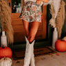 The Adaline High Waist Floral Shorts Image - 1