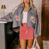 Park Avenue Stroll Quilted Jacket in Slate Image - 1