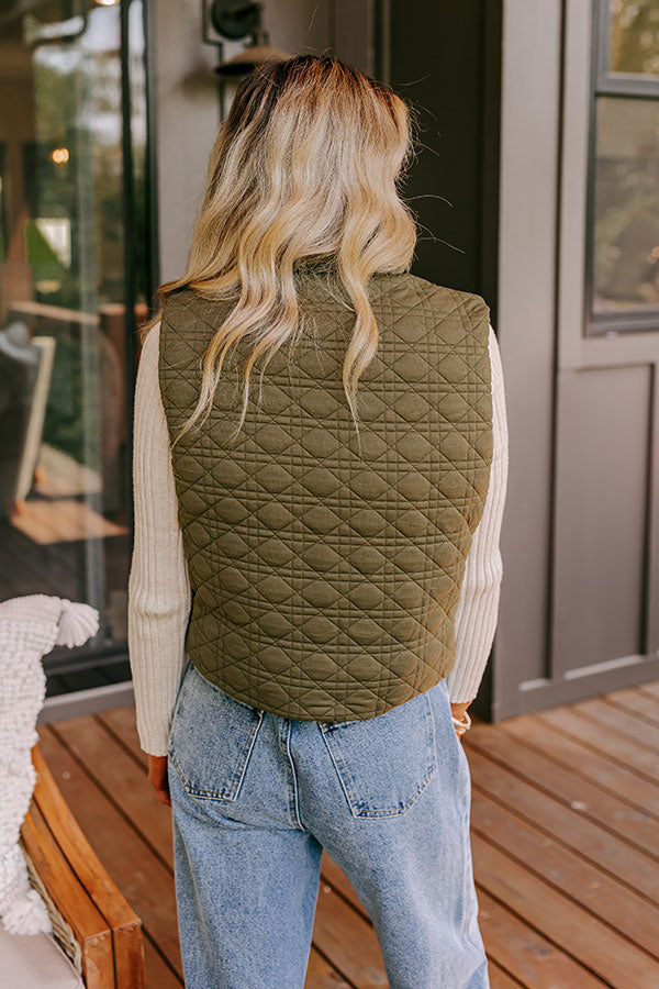 Evergreen Bliss Quilted Vest Image - 5