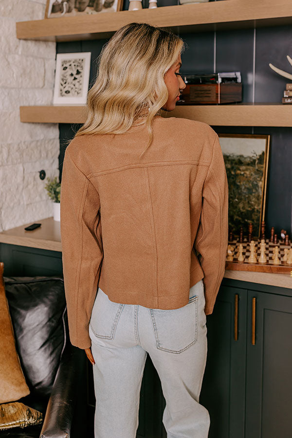 Uptown Chic Jacket in Camel Image - 5