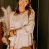 Crisp Breeze Knit Sweater in Oatmeal Image - 1