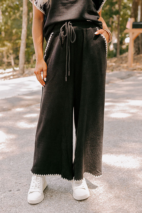 Small Town Cafe High Waist Wide Leg Pants Image - 2