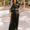 Small Town Cafe High Waist Wide Leg Pants Image - 1