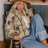 Pumpkin Patch Please Floral Jacket in Green Image - 1