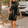 Coffee Run Cutie Mini Dress in Black Image - 1