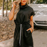 Coffee Run Cutie Mini Dress in Black Image - 1