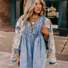 Bae Watch Denim Romper in Medium Wash Image - 1