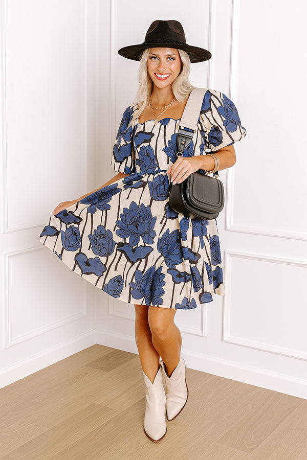 Garden Dreams Floral Mini Dress Image - 1