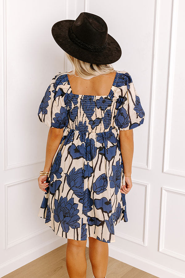 Garden Dreams Floral Mini Dress Image - 5
