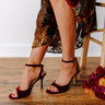 Lynwood Velvet Heel in Merlot Image - 1