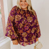 Vineyard Charm Floral Top Curves Image - 1