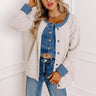 Falling Leaves Knit Cardigan Image - 1