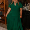 Simply Sweet Maxi Dress in Hunter Green Curves Image - 1