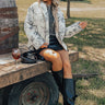 Stellar Style Quilted Floral Jacket Image - 1