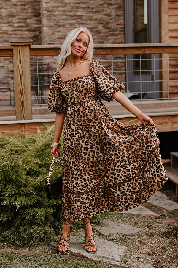 Lovely In Leopard Midi Image - 1