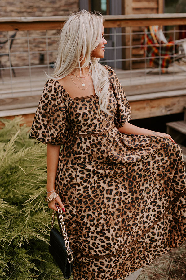 Lovely In Leopard Midi Image - 2