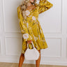 Flirty Moments Satin Mini Dress in Chartreuse Image - 1