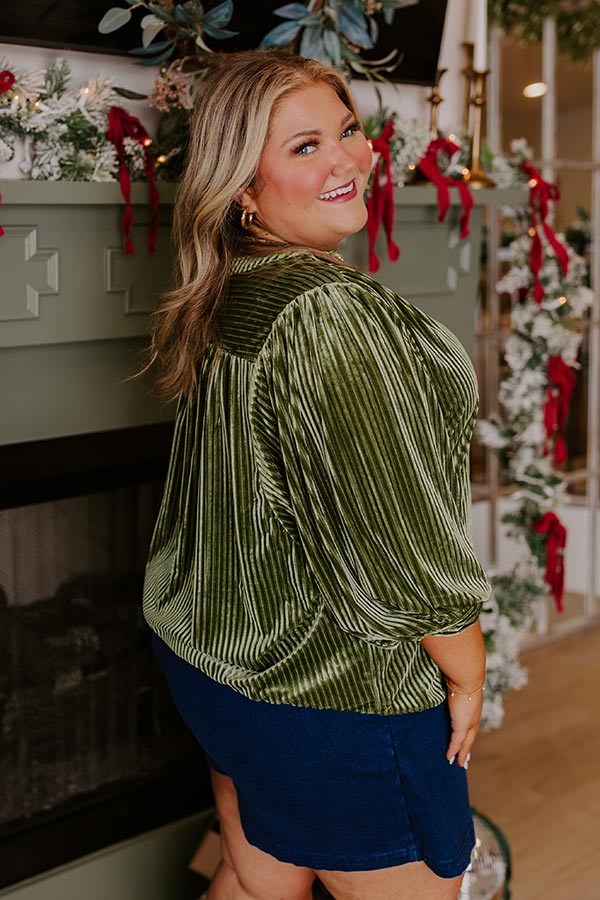 Martini Mixer Velvet Button Up Curves Image - 3