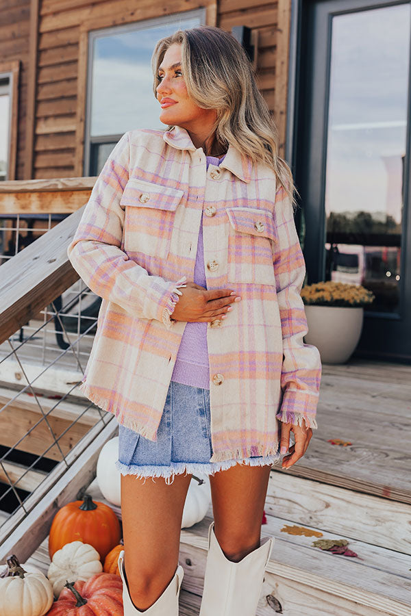 Campfire Cozies Plaid Jacket Image - 3