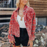 Chill Nights Corduroy Jacket in Red Image - 1