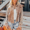 Chill Nights Corduroy Jacket in Mocha Image - 1