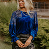 Speak Easy Charm Velvet Top Image - 1