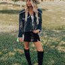 Uptown Girl Quilted Jacket in Black Image - 1