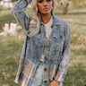 Hot Cocoa Sippin' Corduroy Jacket in Blue Image - 1