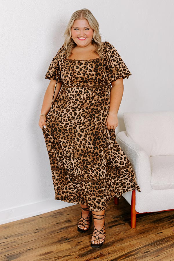 Lovely In Leopard Midi Curves Image - 1