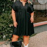 Long Weekend Wonderful Shift Dress In Black Curves Image - 1