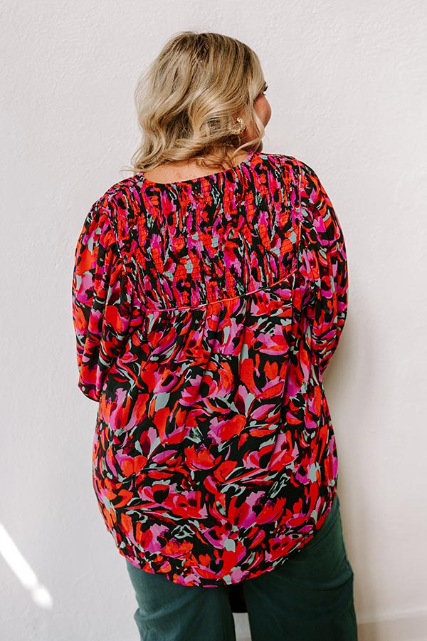 Sangria Toast Shift Top Curves Image - 5