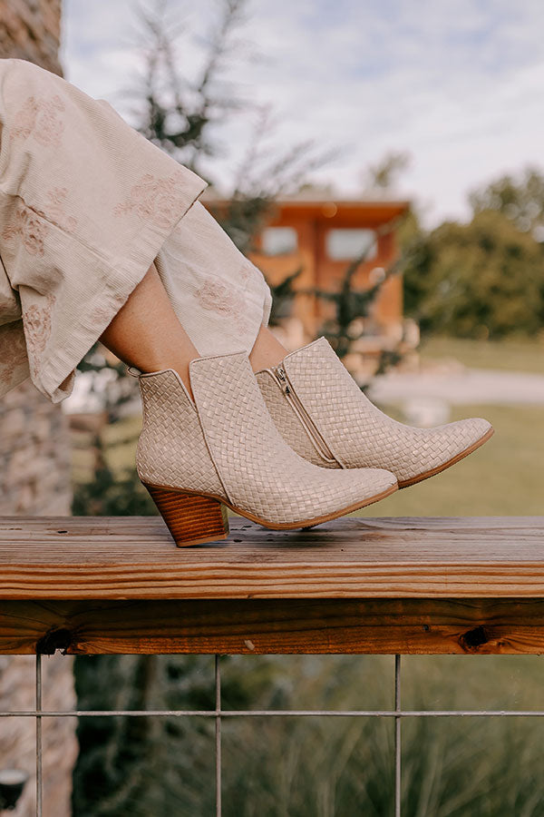The Come And Get It Woven Bootie Image - 4