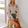 Sweet Moment Floral Wool-Blend Cardigan Image - 1