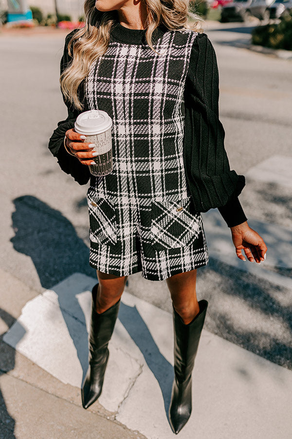 Manhattan Moment Tweed Romper Image - 2