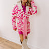 Cabin Cozy Knit Cardigan in Pink Image - 1