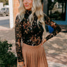 Romantic Playlist Floral Lace Top Image - 1