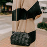 Uptown Chic Faux Leather Purse in Black Image - 1